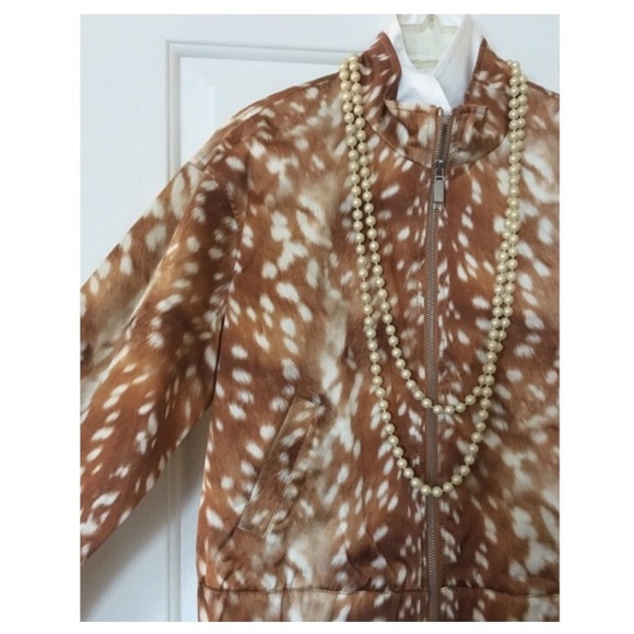 Worth Jackets & Blazers - FLASH SALE! • NWT • $598 WORTH NEW YORK Doe Animal Print Bomber Jacket